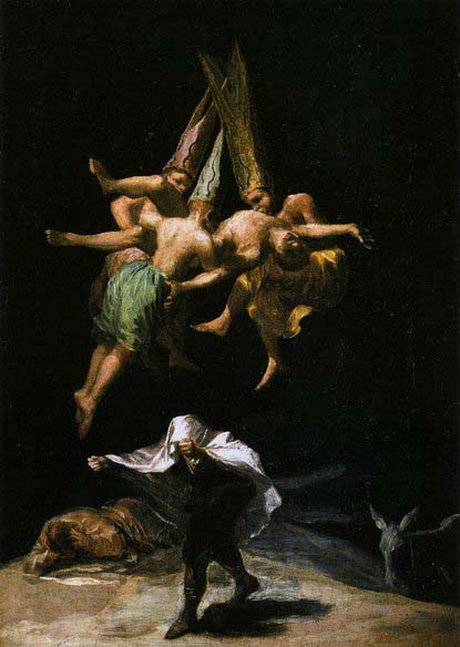 Francisco de goya y Lucientes Witches in the Air